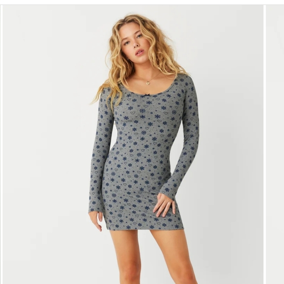 Frankies Bikinis Dresses & Skirts - Frankie’s Bikinis Lumi Waffle Mini Dress